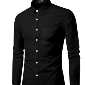 Men’s Premium Cotton Blend Solid Shirt Regular Fit | Ocean Craft
