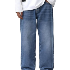 Oversized Loose Baggy Fit Denim Jeans for Men